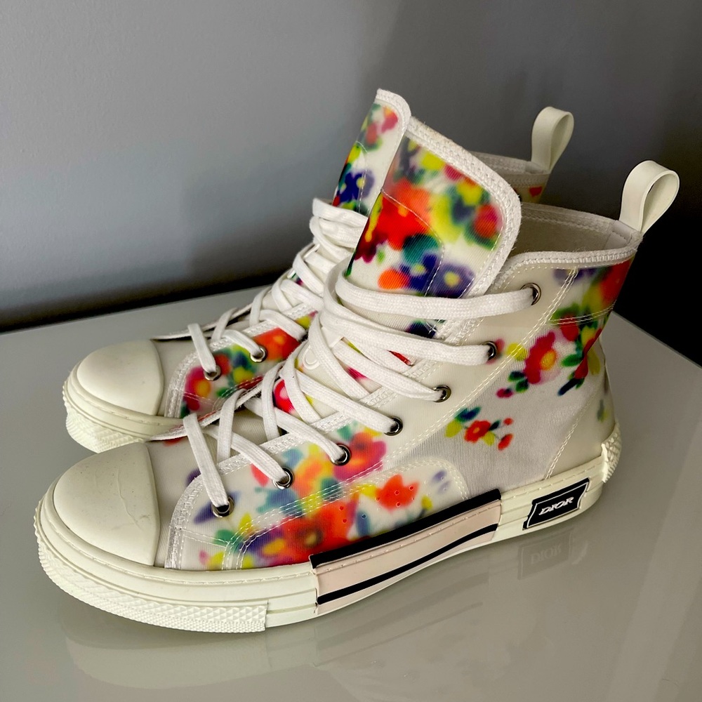 Dior B23 High Top “Flowers Oblique” Size 11 EU 45